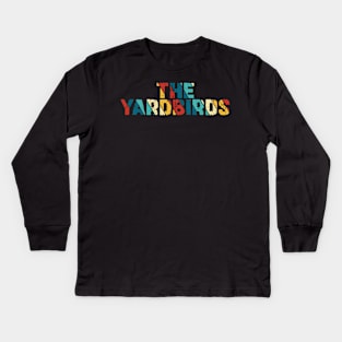 Retro Color - The Yardbirds Kids Long Sleeve T-Shirt